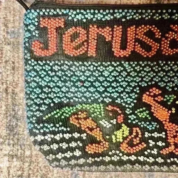 Beaded Jerusalem Crossbody Shoulder Bag - Picture 6 of 9